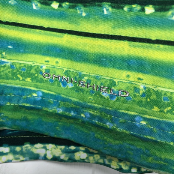 Columbia PFG Mens Linerless Blue Green Swimming Board Short Trunks 38W - Picture 4 of 15